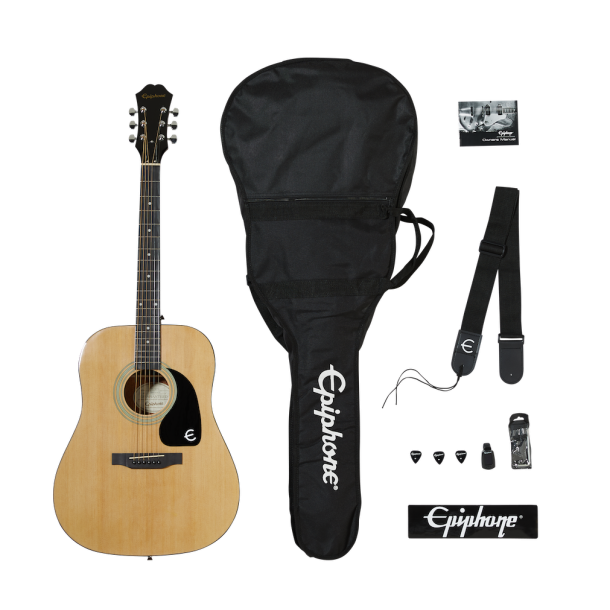 Epiphone Songmaker Acoustic Guitar Player Pack Natural